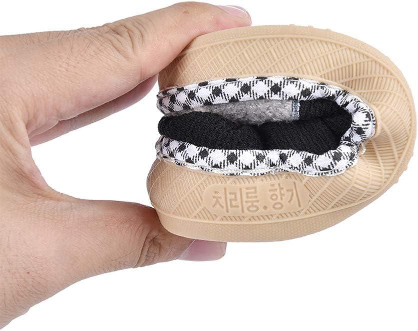 JACKSHIBO Toddler Slippers Boys Girls Little Kids Dinosaur House Shoes Cute Bunny Slipper for Home Indoor Winter Bedroom Non Slip Soft Plush Rabbit Warm Shoes(1718-rabbit Black)