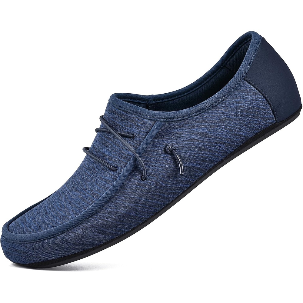JACKSHIBO Water Shoes for Men Women Puncture Proof Swim Shoes Water Socks | Slip on Loafers, Barefoot Sport, Swimming Aqua Beach Pool Yoga Surf, River Lake Kayaking Boating Diving Cruise Essentials(Blue)