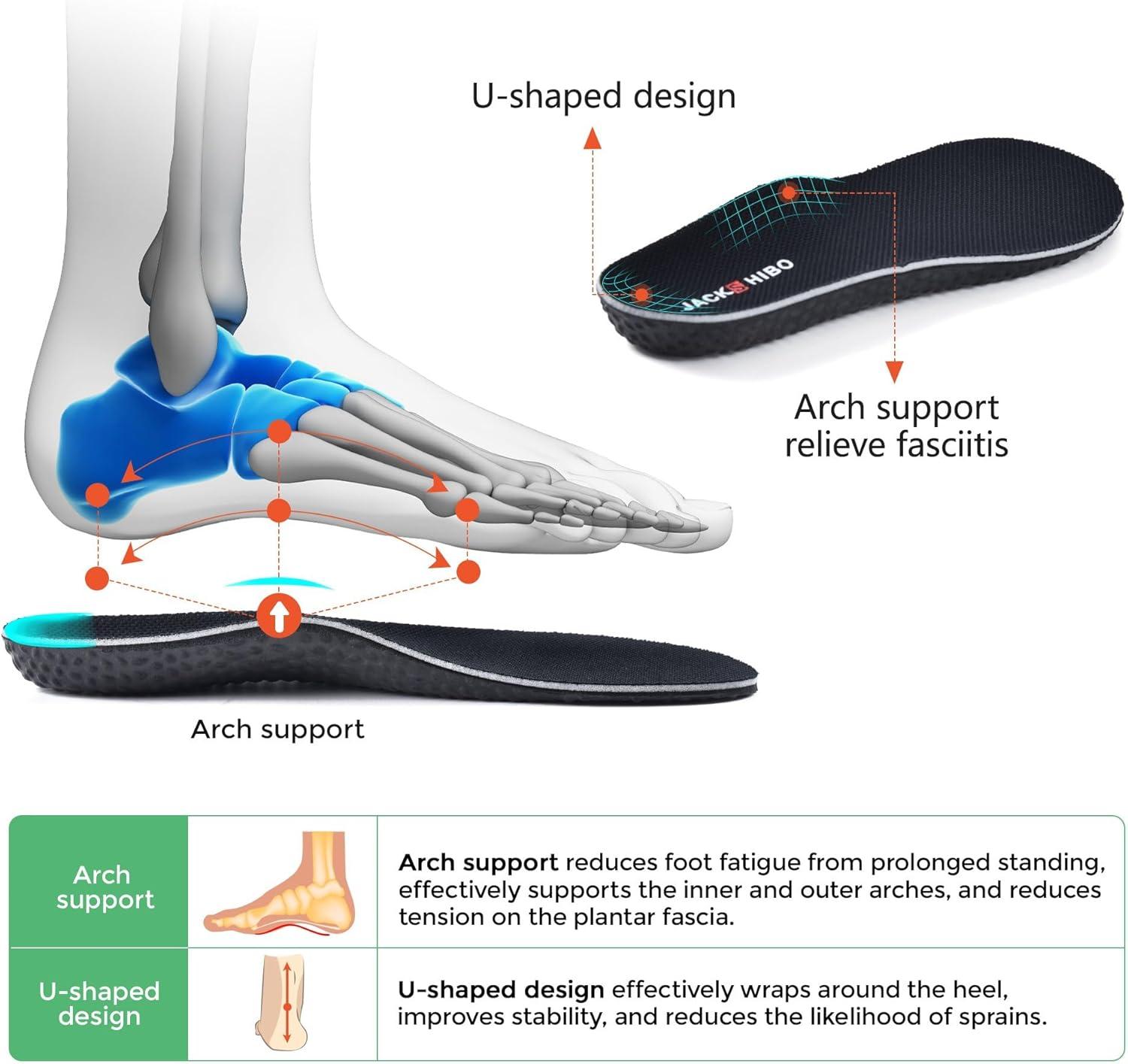 JACKSHIBO Wide Toe Box Shoes for Men Arch Support Shoes Wide Width Sneakers for Running Walking Athletic Tennis Orthopedic Plantar Fasciitis Workout with Thick Cushioned Zero Drop Sole(Green)